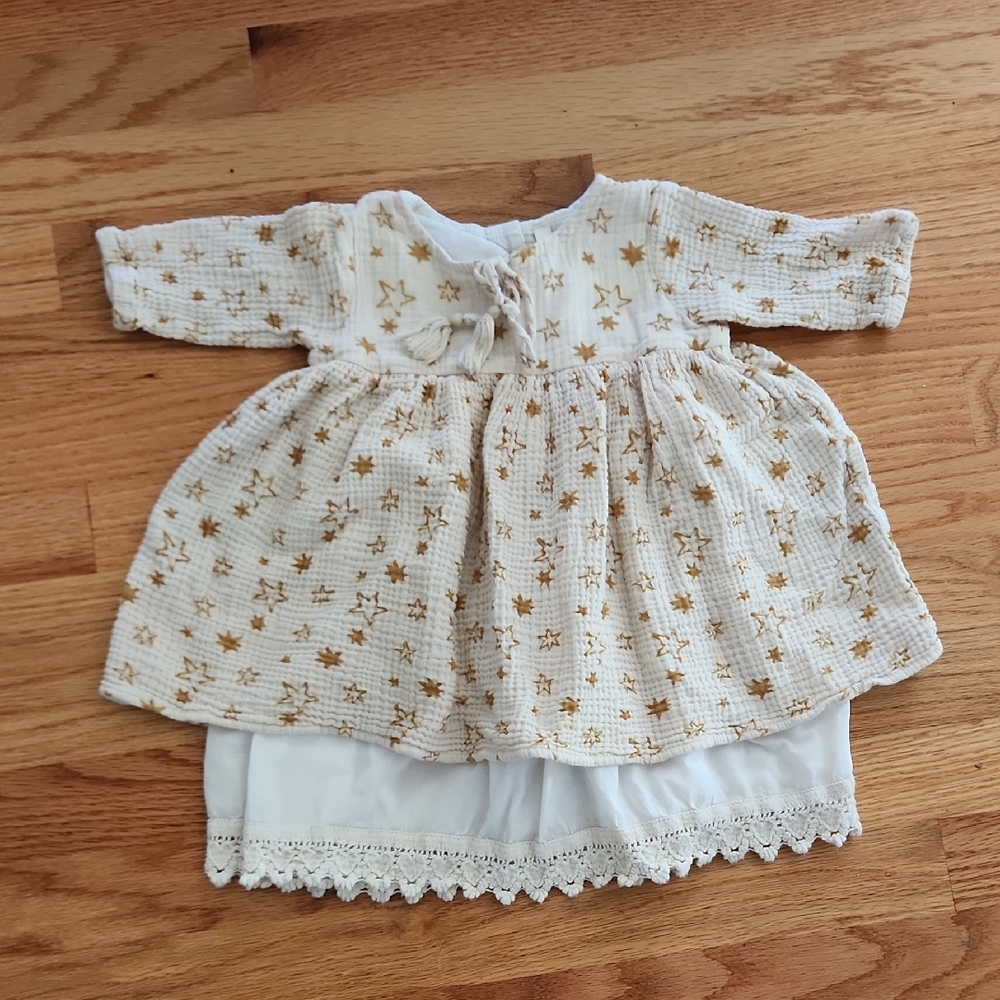 Wild Wawa Lailah Gauze Star Dress 12/18 mos